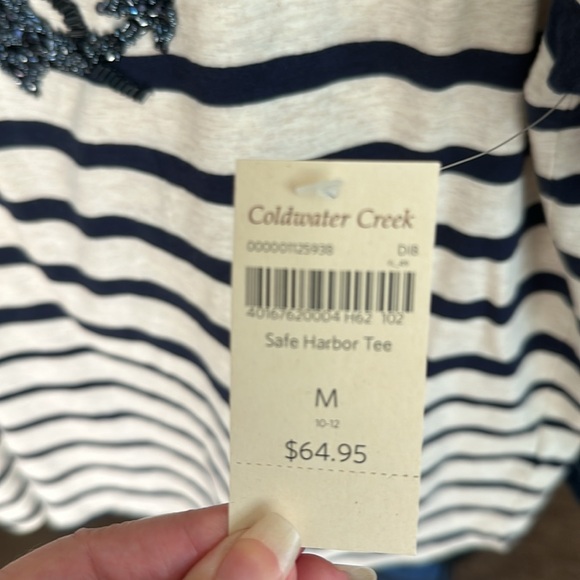 Coldwater creek nwt safe harbor tee - Picture 3 of 4